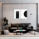 Quadro Black Minimalist 142x100 2-100x70 Caixa Branco