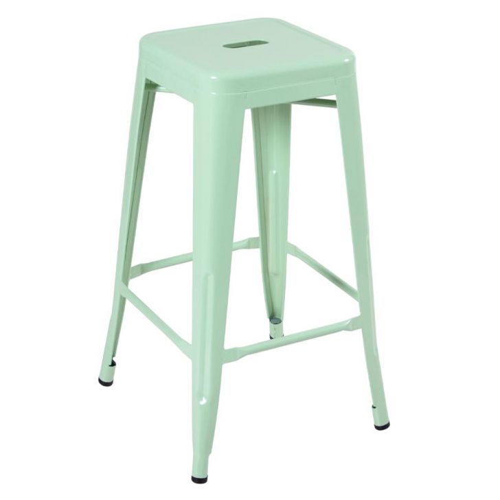 Banqueta alta Iron Tolix 76 cm Verde claro