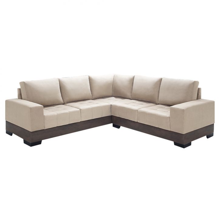 Image of Sofá De Canto 4 Lugares Patrícia Suede Areia PLA-IM730UP31PGMMOB