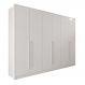 Guarda Roupas 100% Mdf 6 Portas 5 Gavetas Moscou - Mais Móveis Neve