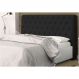 Cabeceira Solteiro 0,90cm Para Cama Box Lady Napa Preto - DS Estofados