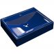 Cuba de Apoio Retangular C01 Para Banheiro RT49 Azul Escuro - Lyam Decor