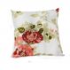Almofada Decore Vermelho Estampado 50x50 sem aba Têxtil Lar