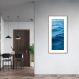 Quadro Oceano 120x60 Filete Marrom