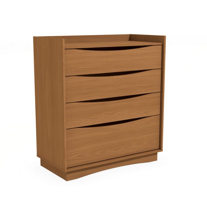 Cômoda Leeds 4 Gavetas Canela