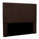 Cabeceira Casal 1,40m Sevilha Suede Marrom - Pallazio