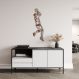Quadro Escultura Jogador de Basquete LK 200x66 Marrom