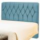 Cabeceira King Bolivia 195 CM Suede Azul Turquesa- D A Decor