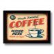 Quadro Decorativo Vintage Coffee Retrô 33x43 cm