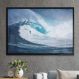 Quadro Decorativo Onda e Surfista-24x34Cm