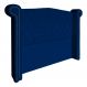 Cabeceira Sienna Casal Luxo Suede Azul Marinho
