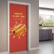 Adesivo de Porta Monte o Hot-Dog-83X210Cm