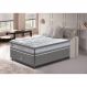 Conjunto Cama Box Solteiro de Molas Ensacadas D33 Cama inBox Select Firme 88x188x70 Cinza