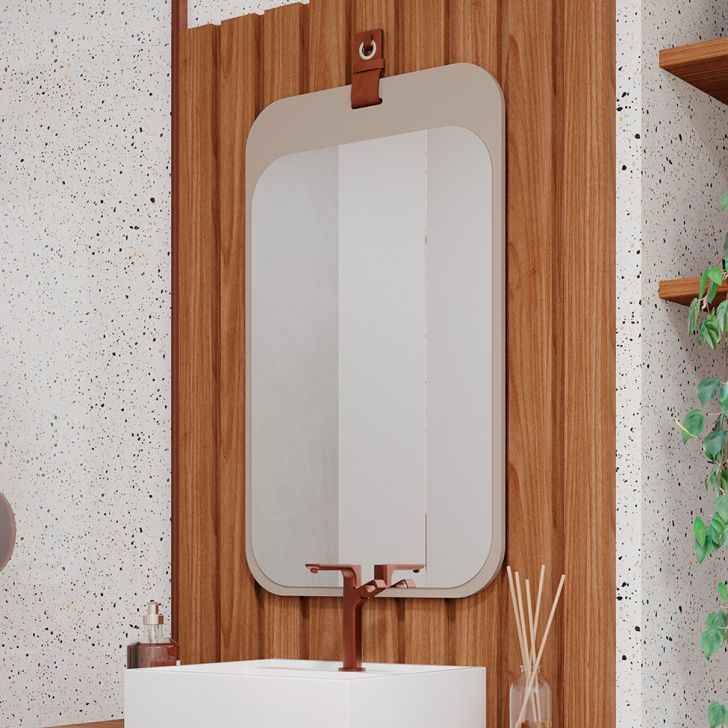 Espelho Decorativo Monet 48x80,5cm Capuccino