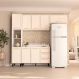 Image of Cozinha Completa com Tampo Amara 8 Portas 3 Gavetas Creme e Branca MO895CL31PYMMOB