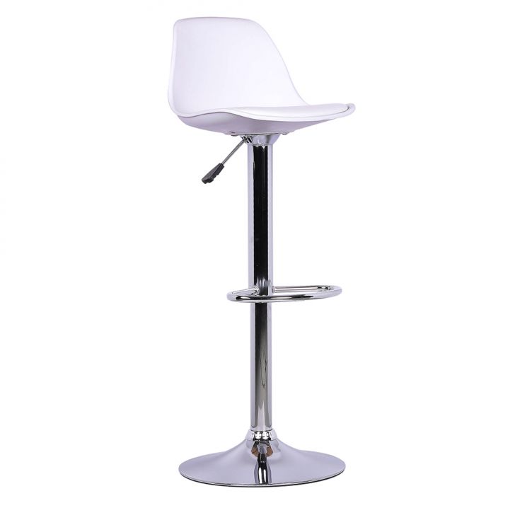 Banqueta Giratória Eames Branca