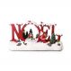 Cenário Natal Com Movimento E Som Rinque Papai Noel Árvore