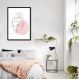 Quadro Mulher em Linhas Confiante 60x43 Caixa Preto