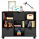 Nicho Organizador Multifuncional com Rodízios Toys Q01 3 Gavetas Preto - Mpozenato