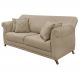 Sofa 2 Lugares Retro Polo 180cm Com Almofada Suede 1101 Ezz