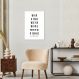 Quadro Palavra Vinho Idiomas 86x60 Filete Branco