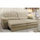 Sofá Retrátil e Reclinável Molas Ensacadas Cama inBox Botonê 2,12m Espuma Viscoelástico Suede Bege