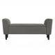 Recamier Bau Malibu 1,40m Suede Cinza - Inova Decor