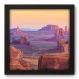 Quadro Decorativo - Grand Canyon - 22cm x 22cm - 007qnmap