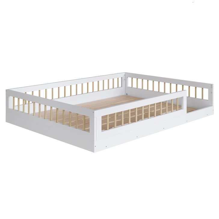 Cama Montessoriana Infantil 140cm Lumiar C06 Branco - Mpozenato
