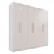 Guarda-roupa Casal 6 Portas 3 Gavetas Espanha - Mais Móveis Neve