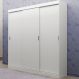 Guarda Roupa Infantil 3 Portas 4 Gav Branco Mega