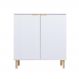 Aparador Buffet Ditália 2 Portas R-632 cor:branco
