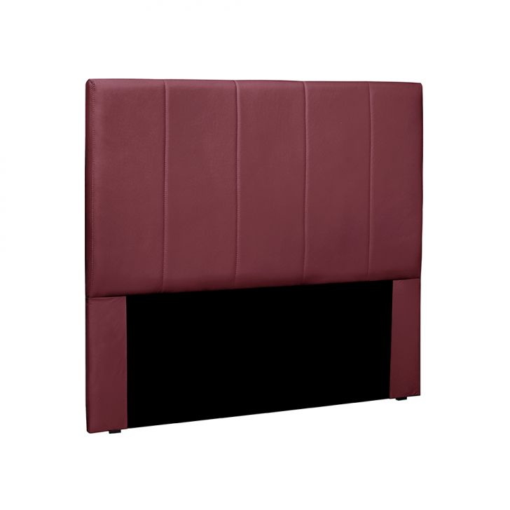 Cabeceira Solteiro Ravenna Veludo Vinho