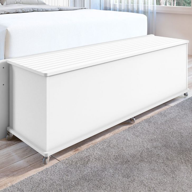 Baú Banco | Banqueta Luca Branco