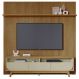 Painel E Bancada Tv 75 Pol 245x238 cm Luna Cumaru Opala MADETEC