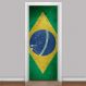 Adesivo para Porta Bandeira do Brasil 02-93X210Cm