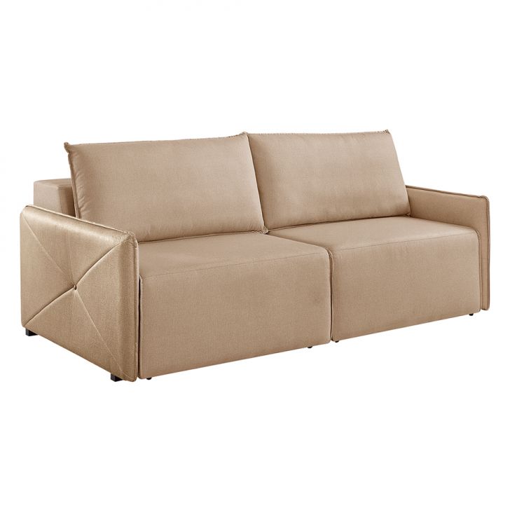 Sofá 3 Lugares Retrátil Urban Linho Palha 200 Cm