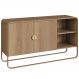 Balcao Buffet Organico 2 Portas 135 cm 28071 Hanover Dourado Artesano