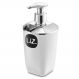 Porta Sabonete Plástico Saboneteira Líquida Para Banheiro UZ Branco 400ml