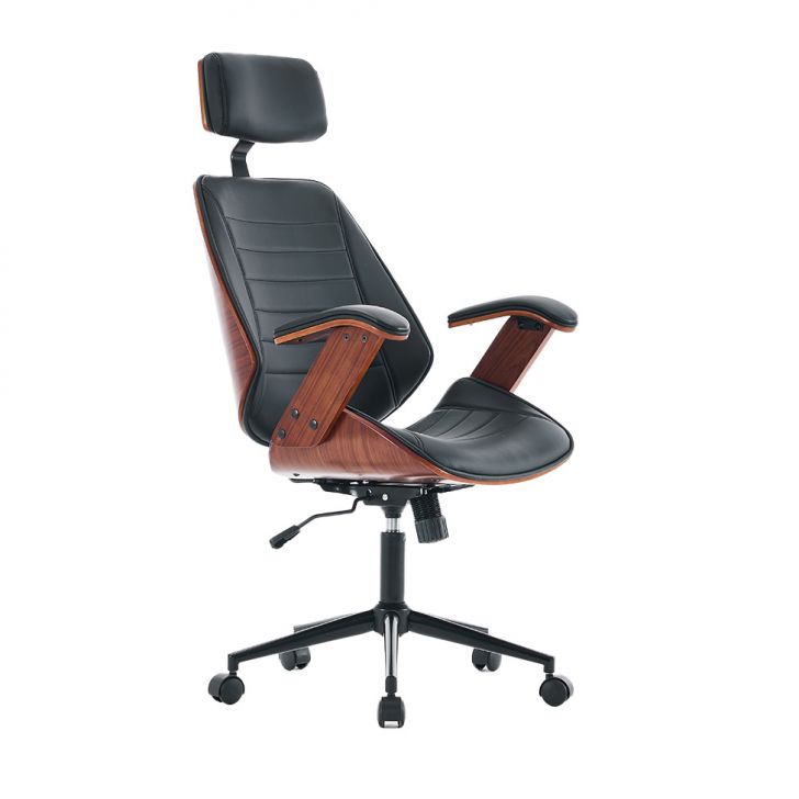 Cadeira de Escritório Giratória Presidente Orion Preta