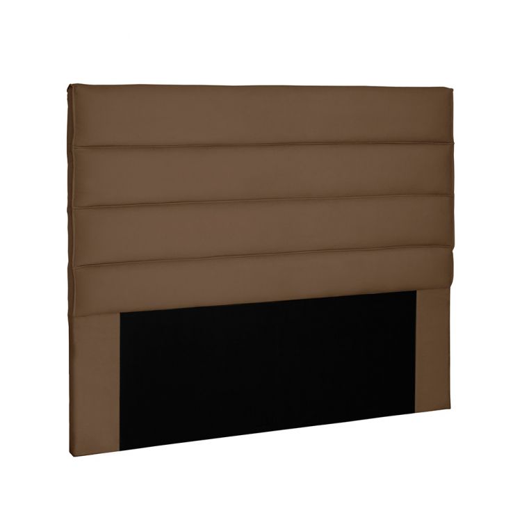 Cabeceira La Italiana Para Cama Box Casal 140 cm Suede Caramelo - D'Rossi