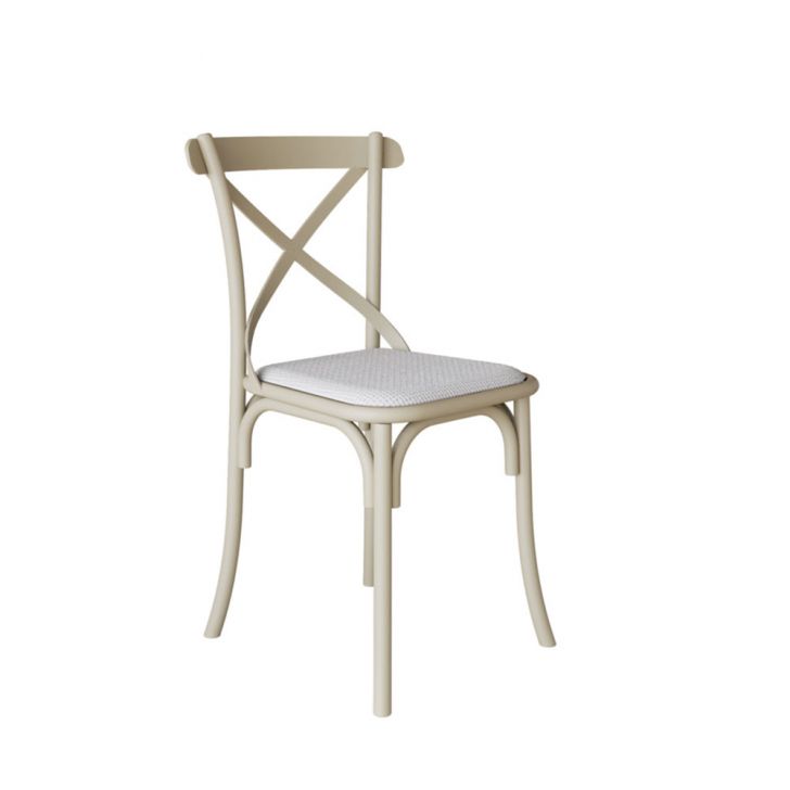 Cadeira De Cozinha Katrina Off White E Branca