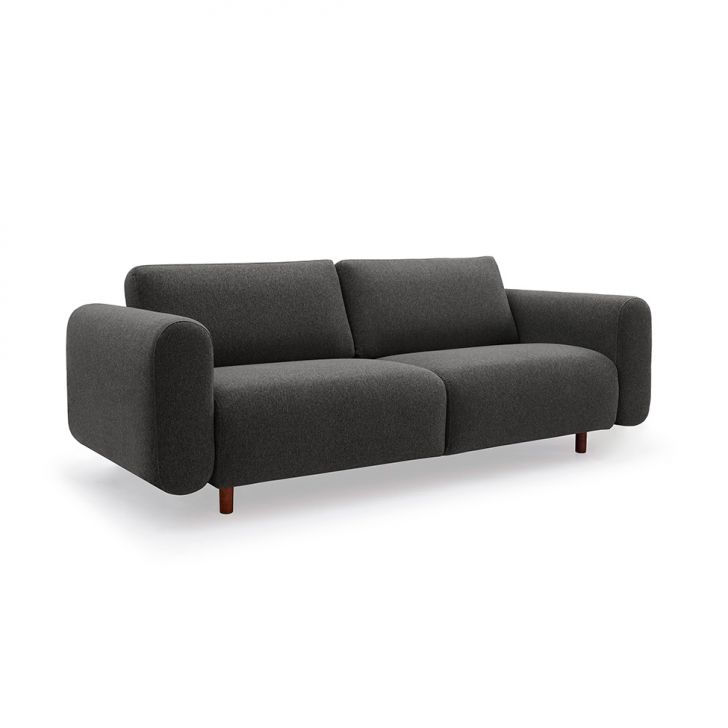 Image of Sofá 3 Lugares Vicenzo Linho Cinza 240 Cm PLA-MO895UP21NUSMOB