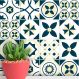 Adesivos de Azulejos Ladrilhos Hidráulicos Modelo 120-10x10cm