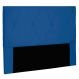 Cabeceira Casal 1,40m Aquilla Suede Azul Marinho - Pallazio