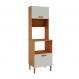 Paneleiro Essência 100% MDF 2 Portas Freijó e Off White