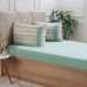 Jogo de Cama Solteiro Malha 2 Pçs Bella Cama New 88x188cm Verde