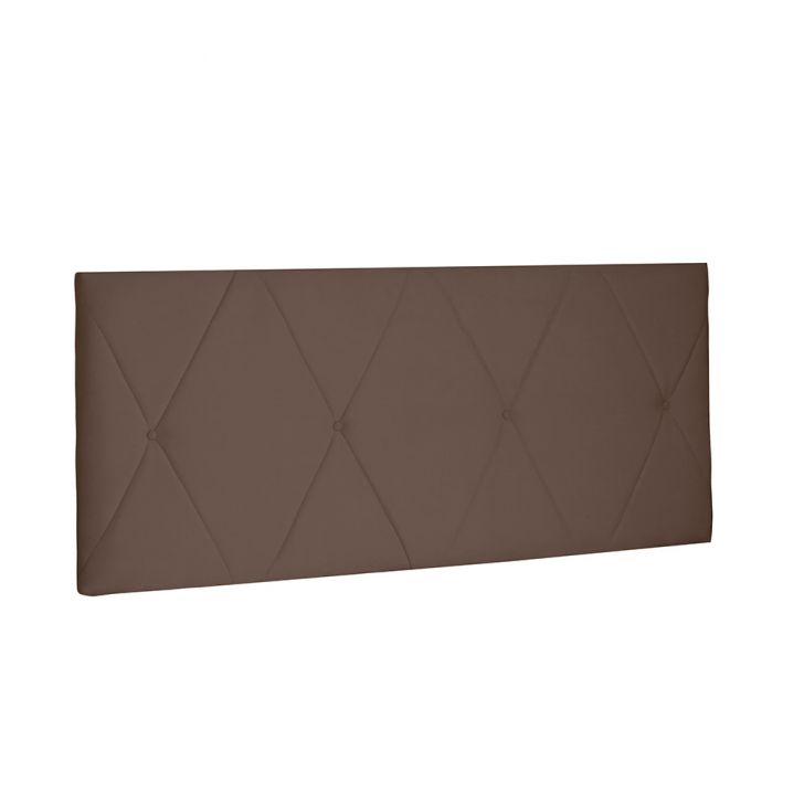 Cabeceira Painel Aquilla Para Cama Box King 195 cm Suede Caramelo - D'Rossi