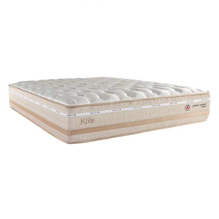 Colchão Queen Koln Mola Maxspring (33x158x198) Creme E Branco