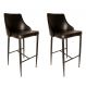 Conjunto com 2 Banquetas Narah Preto